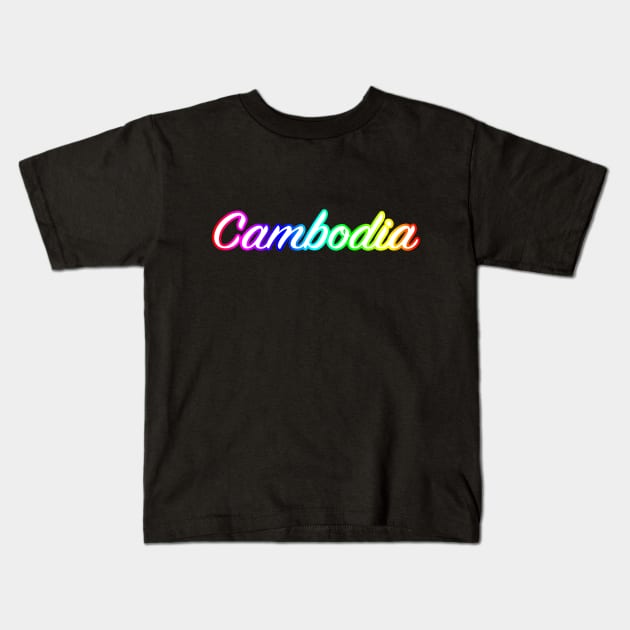 Cambodia Kids T-Shirt by lenn